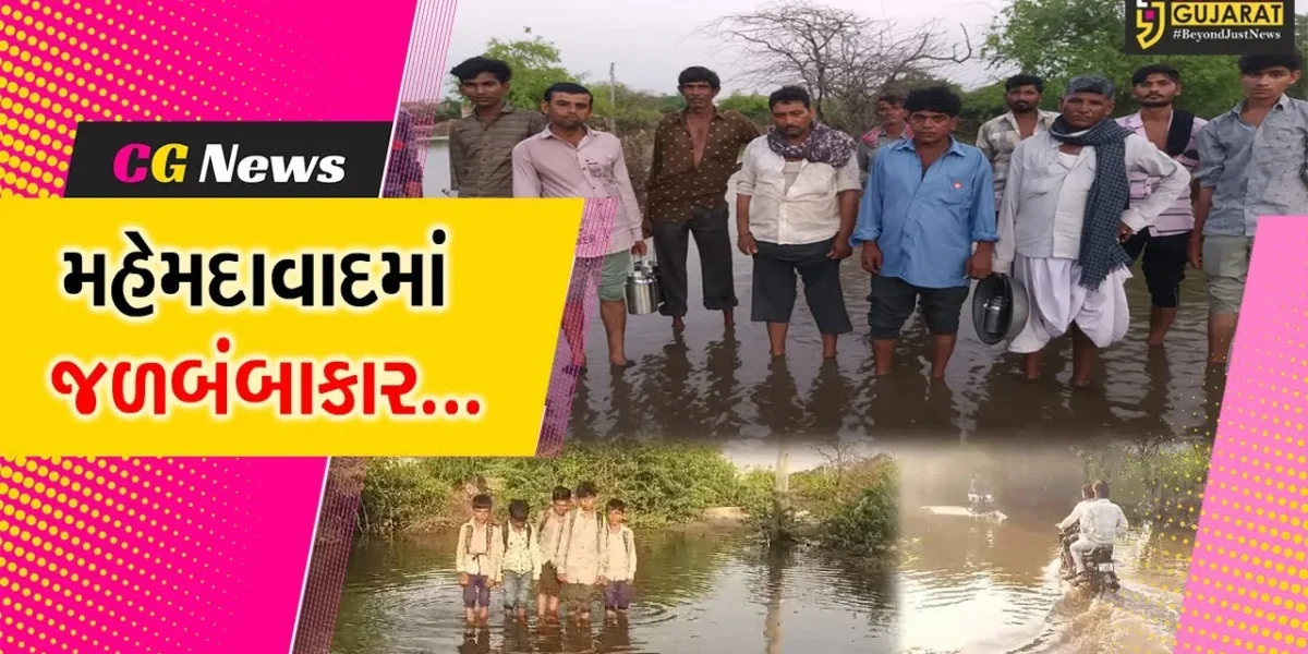પાટણ : રાધનપુરના મહેમદાવાદ ગામે તળાવ ઓવરફલો થતાં માર્ગ પર ભરાયા પાણી, છેલ્લા 20 દિવસથી ગ્રામજનો થયા ત્રાહિમામ