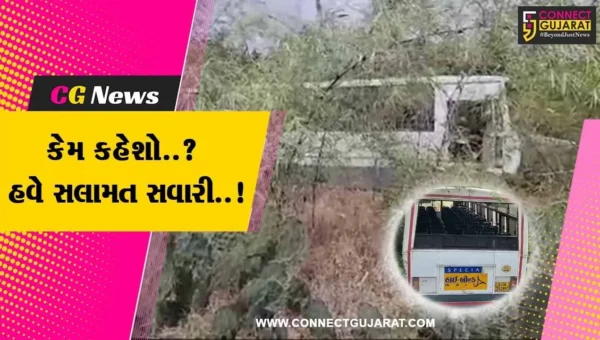 અમરેલી : છતડીયા ગામ નજીક એસટી બસ પલટી, 15થી વધુ મુસાફરોને પહોચી ઈજા…