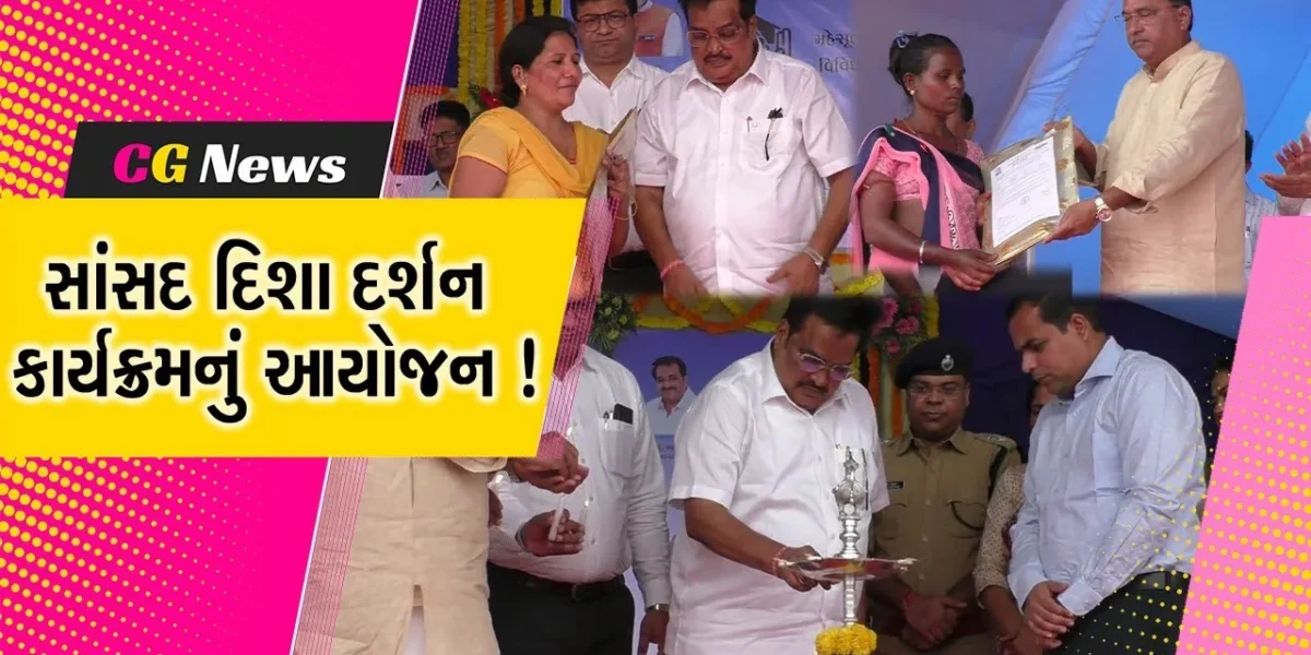 નવસારી: સાંસદ દિશાદર્શન કાર્યક્રમનું આયોજન, સરકારની વિવિધ યોજનાઓના લાભાર્થીઓને હુકમ પત્ર સુપ્રત કરાયા