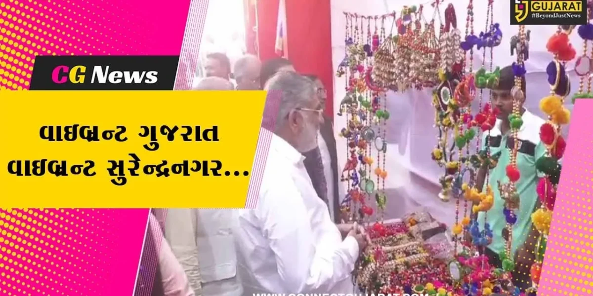 સુરેન્દ્રનગર : પંડિત દિનદયાળ ઉપાધ્યાય ટાઉનહોલ ખાતે “વાઇબ્રન્ટ ગુજરાત-વાઇબ્રન્ટ સુરેન્દ્રનગર કાર્યક્રમ યોજાયો, 800 કરોડના MOU કરાયા…..