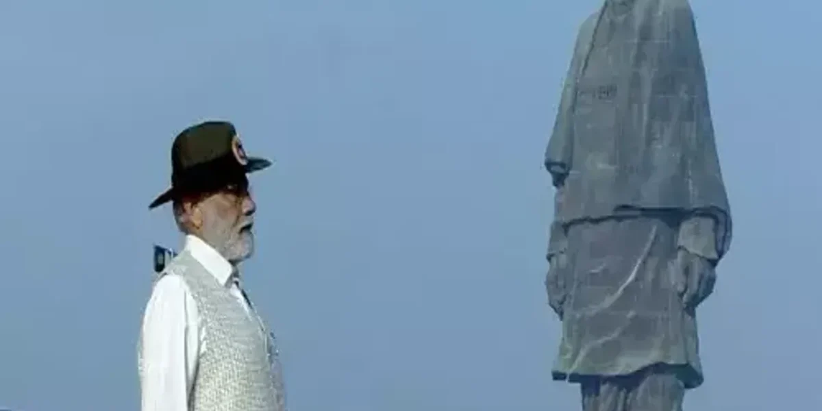 PM મોદીની હાજરીમાં કેવડીયા ખાતે એક્તા દિવસની ઉજવણી,સરદાર પટેલને કર્યા નમન