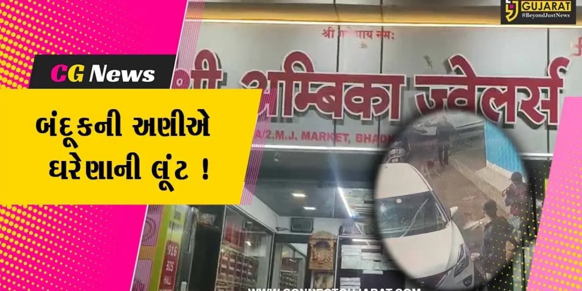 વલસાડ: વાપીના ભડકમોરા વિસ્તારમાં બંદૂકની અણીએ સોના ચાંદીના ઘરેણાની લૂંટ,પોલીસ થઈ દોડતી