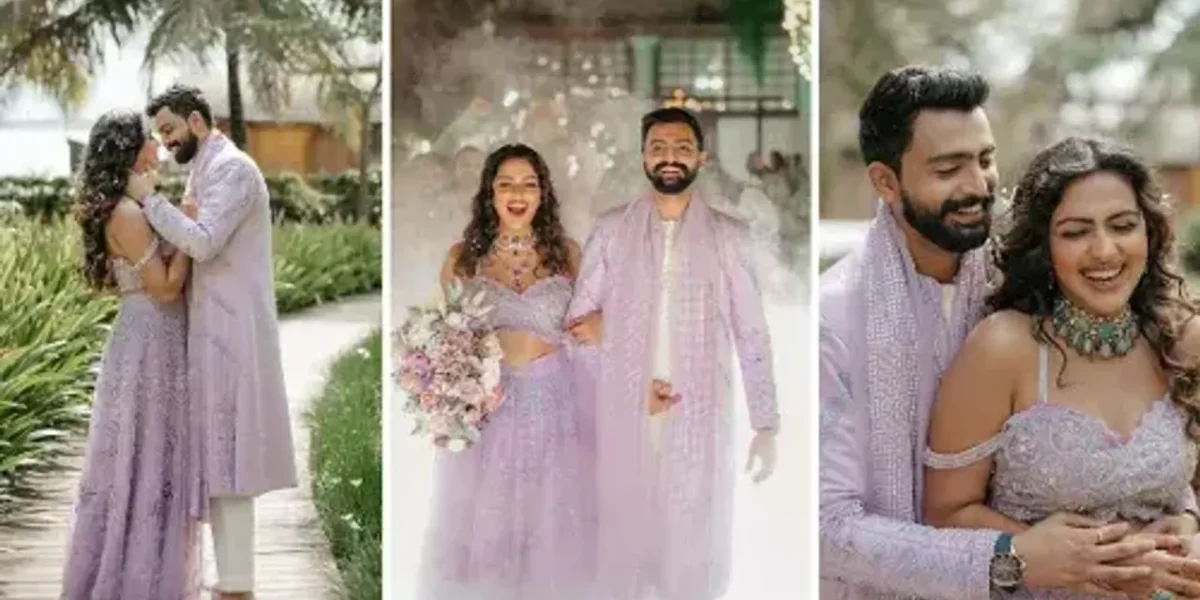 સાઉથ એક્ટ્રેસ અમલા પૉલેએ બોયફ્રેન્ડ જગત દેસાઇ સાથે કર્યા લગ્ન, મેચિંગ આઉટફિટ્સમાં બંને લાગી રહ્યા છે એકદમ સુંદર…..