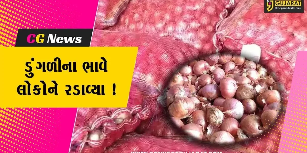 અંકલેશ્વર:ડુંગળીના પ્રતિ કિલોના ભાવ 100 રૂપિયાને આંબતા સામાન્ય વર્ગની હાલત કફોડી