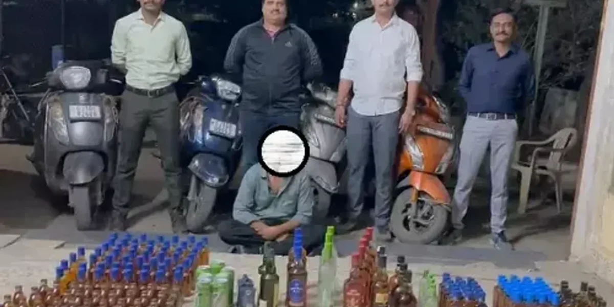 અંકલેશ્વર : નવા દીવા ગામ નજીકથી વિદેશી દારૂના જથ્થા સાથે બુટલેગરની અટકાયત, રૂ. 2.30 લાખનો મુદ્દામાલ જપ્ત