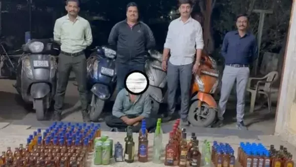 અંકલેશ્વર : નવા દીવા ગામ નજીકથી વિદેશી દારૂના જથ્થા સાથે બુટલેગરની અટકાયત, રૂ. 2.30 લાખનો મુદ્દામાલ જપ્ત