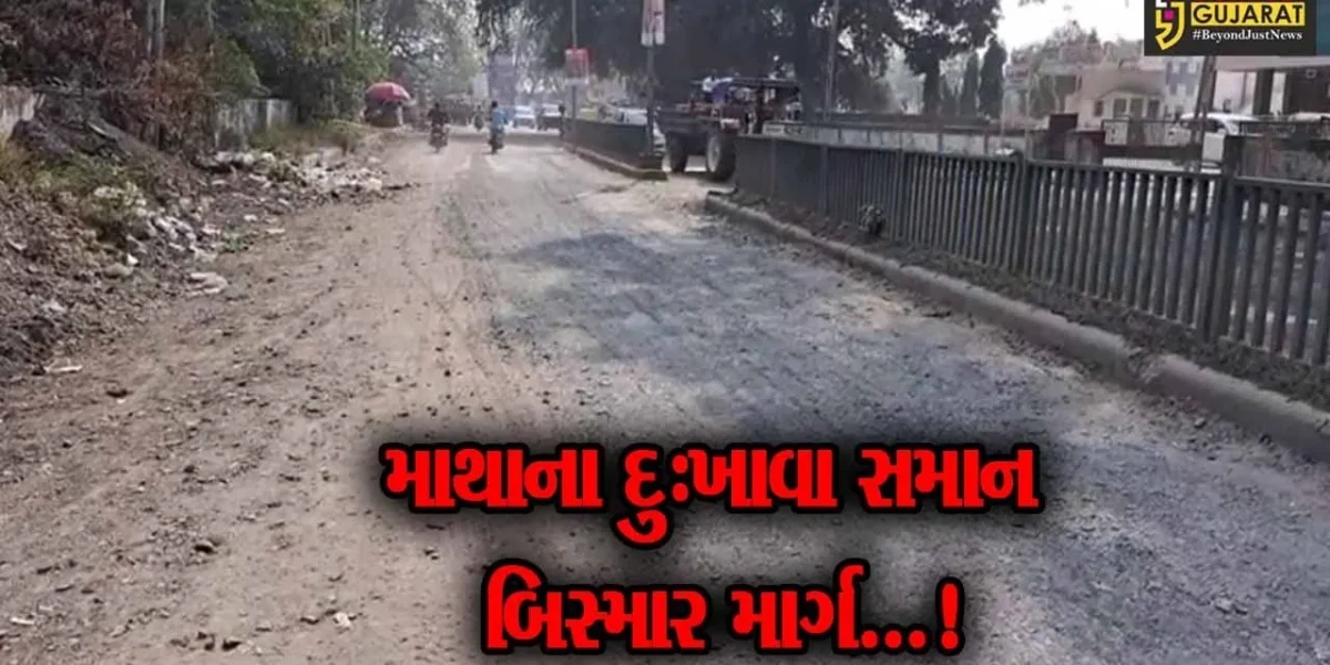 સાબરકાંઠા : પ્રાંતિજના મધ્યમાંથી પસાર થતો માર્ગ બન્યો અત્યંત બિસ્માર, લોકોને હાલાકી…