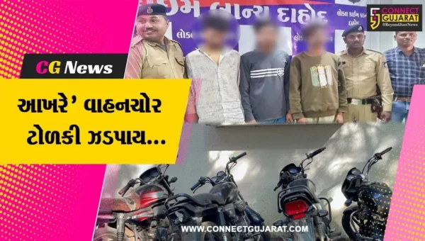 રાજસ્થાન, મધ્યપ્રદેશ અને ગુજરાત પોલીસને હંફાવનાર ચોર ટોળકી આવી દાહોદ પોલીસના સાણસામાં…