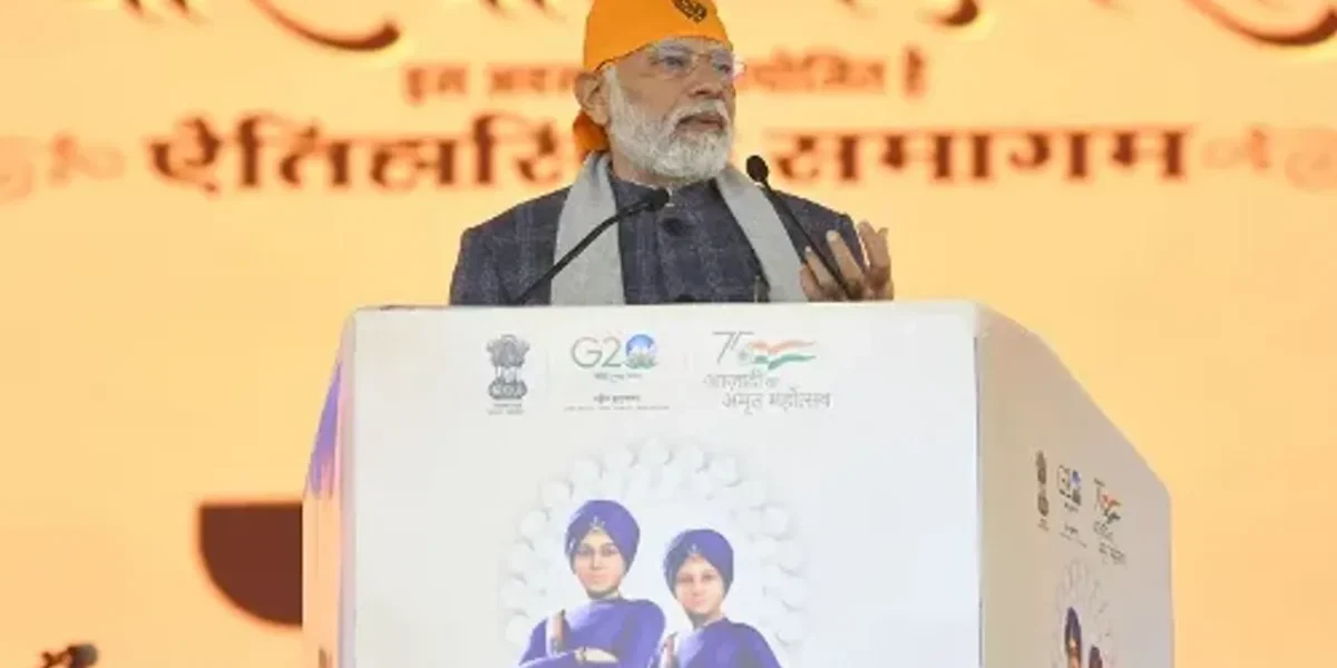 ‘આજે દેશ વીર સાહિબજાદાઓના અમર બલિદાનને યાદ કરી રહ્યો છે : વડાપ્રધાન મોદી