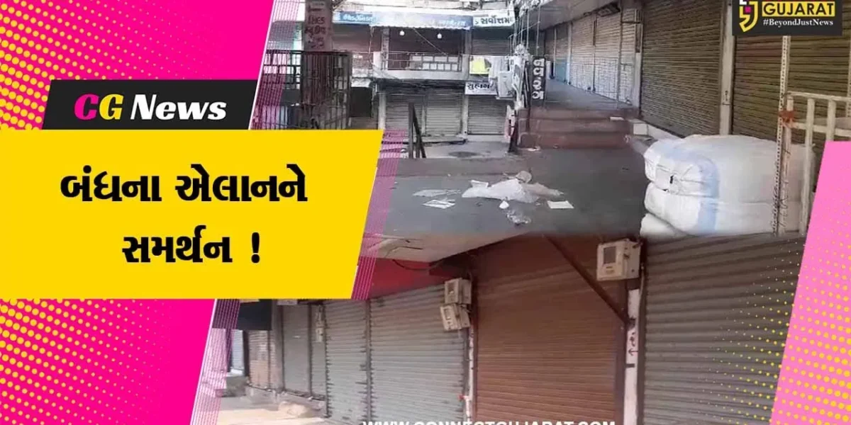 વડોદરા: કરણીસેનાના અધ્યક્ષની હત્યાના વિરોધમાં કરજણમાં બંધનું એલાન, વેપારીઓએ આપ્યુ સમર્થન