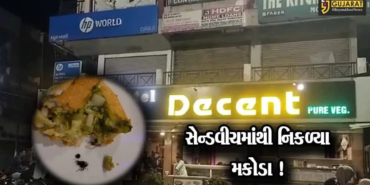 અંકલેશ્વર: હોટલમાં મંગાવેલ સેન્ડવીચમાંથી મકોડા નિકળ્યા,ફૂડ એન્ડ ડ્રગ વિભાગને કરવામાં આવી જાણ