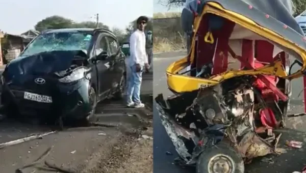 ભરૂચ: વહાલું ગામ પાસે અકસ્માતમાં 2 લોકોને કાળ ભરખી ગયો, રિક્ષા અને કાર વચ્ચે સર્જાયો હતો અકસ્માત