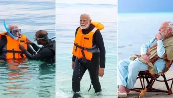 પીએમ મોદીએ લક્ષદ્વીપ પ્રવાસ દરમિયાન સ્નોર્કલિંગની મજા માણી, સોશિયલ મીડિયા પર વીડિયો કર્યો શેર