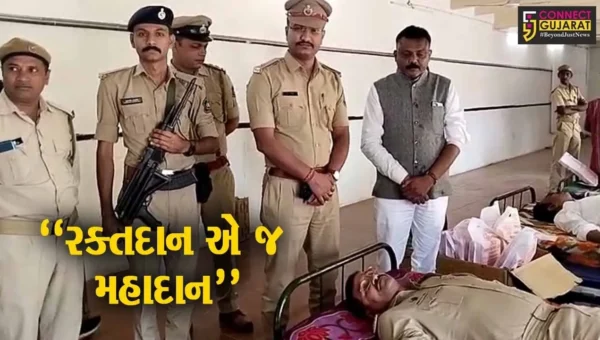ભરૂચ : જંબુસરના સ્વરાજ ભવન ખાતે પોલીસ તથા પાલિકાના સંયુક્ત ઉપક્રમે રક્તદાન શિબિર યોજાય…
