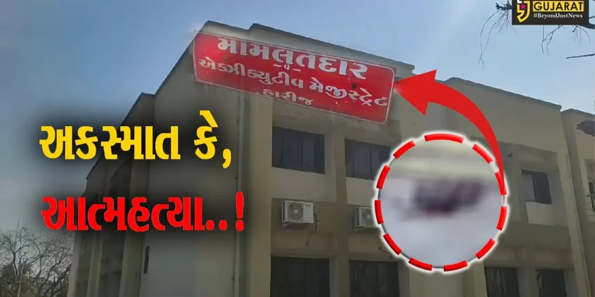 પાટણ : હારીજની મામલતદાર કચેરી પરથી નીચે પટકાતાં મામલતદારનું મોત, પોલીસ તપાસ શરૂ…