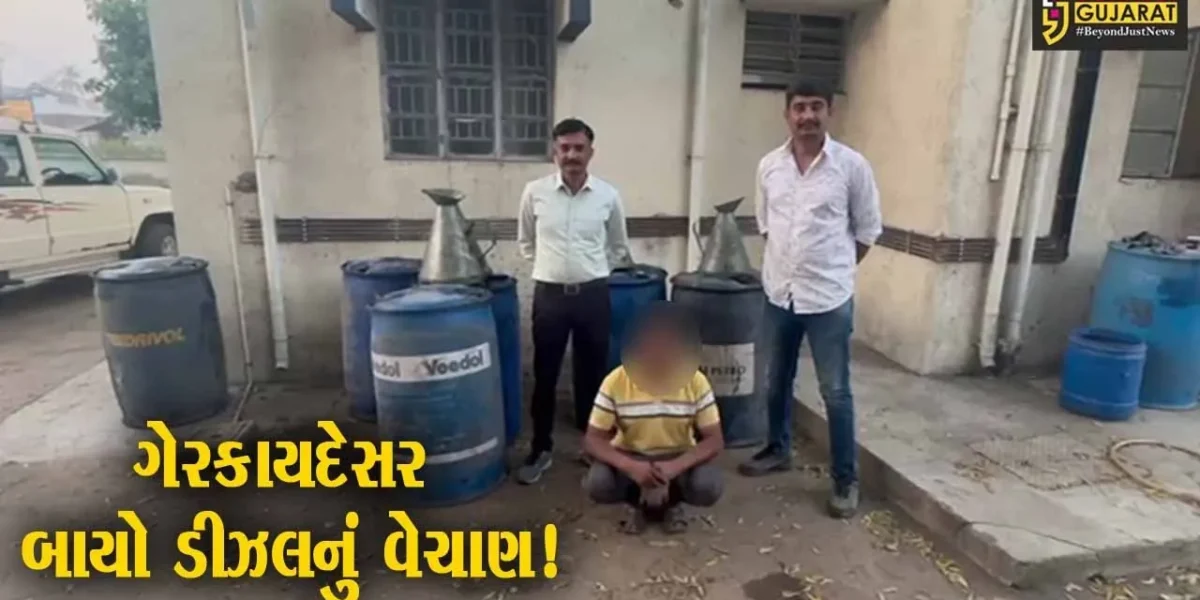 ભરૂચ : ઝઘડીયાના હરીપુરા નજીકથી બાયો ડીઝલનો ગેરકાયદેસર જથ્થો ઝડપાયો, એકની ધરપકડ