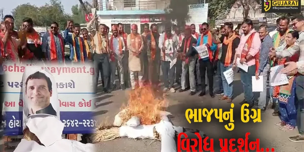 PM મોદી પર ટિપ્પણી કરનાર કોંગ્રેસ નેતા રાહુલ ગાંધીનું પૂતળું બાળી ભરૂચ જિલ્લા ભાજપ દ્વારા ઉગ્ર વિરોધ દર્શાવાયો..