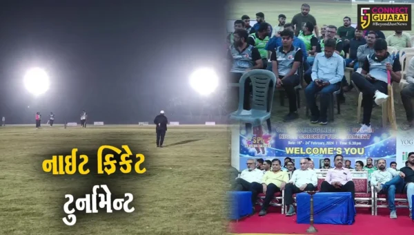 અંકલેશ્વર: સરદાર પટેલ સેવા સમાજ ટ્રસ્ટ દ્વારા નાઈટ ક્રિકેટ ટુર્નામેન્ટનો પ્રારંભ કરાયો