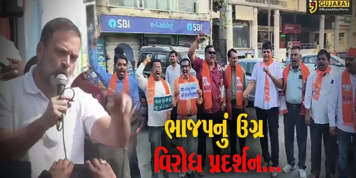 વડોદરા : કોંગ્રેસ નેતા રાહુલ ગાંધીનું પૂતળું બાળવા જતાં ભાજપના કાર્યકરો અને પોલીસ વચ્ચે ઘર્ષણ..!