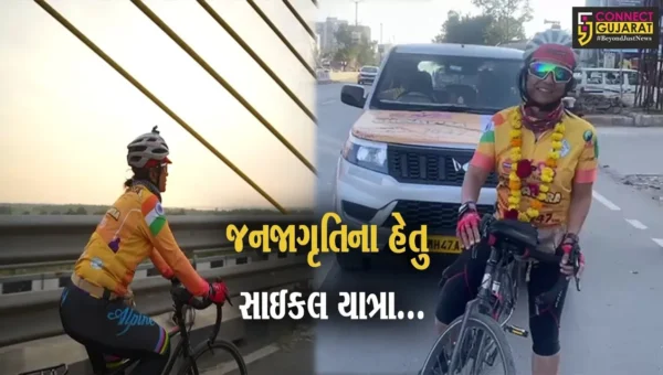 મુંબઈના પ્રથમ સાયકલિસ્ટ મહિલા મેયર નીકળ્યા ધોળાવીરાના પ્રવાસે, ભરૂચના સાયકલિસ્ટે કર્યું સ્વાગત…