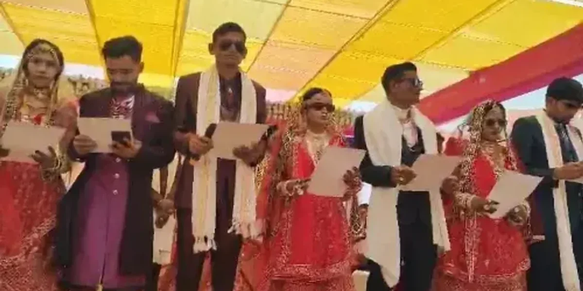 સુરેન્દ્રનગર: ધ્રાંગધ્રા જનતા જીન ખાતે દ્વિતીય બોદ્ધ ધમ્મ સમૂહ લગ્નોત્સવ યોજાયો