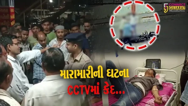 વડોદરા : સાધલી ગામે જુની અદાવતે મહિલા સરપંચના પુત્રએ મહિલા સભ્યના પતિને જાહેરમાં માર માર્યો, ઘટના CCTVમાં કેદ…