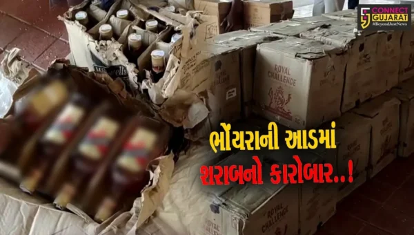 વડોદરા : ઓરડીમાં ભોંયરુંની આડમાંથી શરાબનો જથ્થો ઝડપાયો, જવાહરનગર પોલીસની કાર્યવાહી…