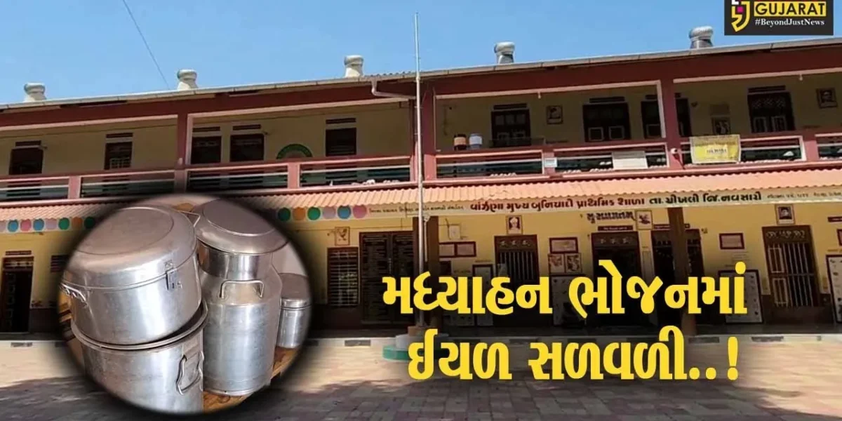 નવસારી : વાંઝણા પ્રાથમિક શાળામાં બાળકોના મધ્યાહન ભોજનમાં ઈયળ નીકળી, શિક્ષણ વિભાગ હરકતમાં આવ્યું…