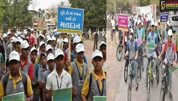 ભરૂચ: મતદાન જાગૃતિ અર્થે સાયકલ રેલીનું આયોજન,મોટી સંખ્યામાં સાયકલવીરો જોડાયા