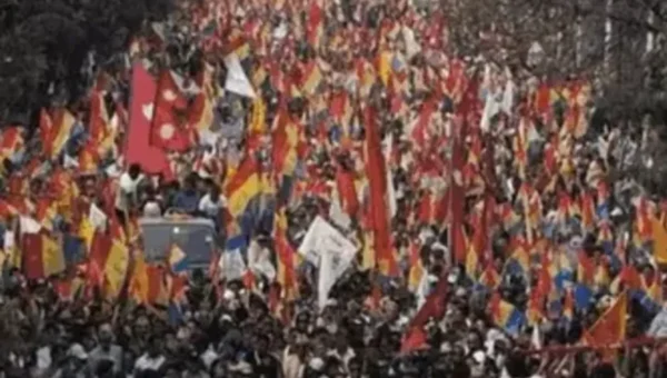 નેપાળમાં હિન્દૂરાષ્ટ્રની માંગ ફરીવાર ઉઠી, લોકોએ રસ્તા પર કર્યું પ્રદર્શન