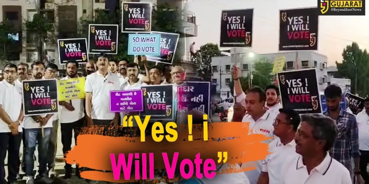 “Yes ! i Will Vote” : મતદાર જાગૃતી અર્થે અંકલેશ્વરમાં પત્રકારોએ રેલી યોજી, કનેક્ટ ગુજરાત પણ અભિયાનમાં જોડાયું
