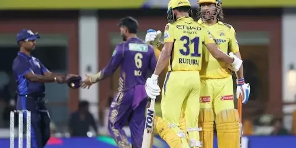 IPL: ચેન્નઈ સામે કલકત્તા હાર્યું, જાડેજા અને તુષાર દેશપાંડેએ 3-3 વિકેટ લીધી