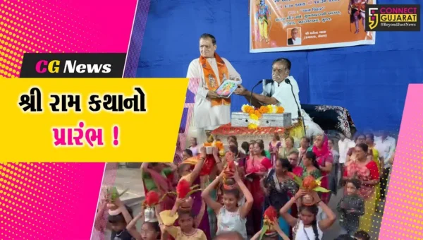 સુરત: રાંદેરના શ્રી રતનેશ્વર મહાદેવ મંદિરના જીર્ણોદ્ધાર અર્થે શ્રી રામ ચરિત માનસ કથાનો પ્રારંભ,કથાકાર ધનેન્દ્ર વ્યાસ કથાનું કરાવી રહ્યા છે રસપાન