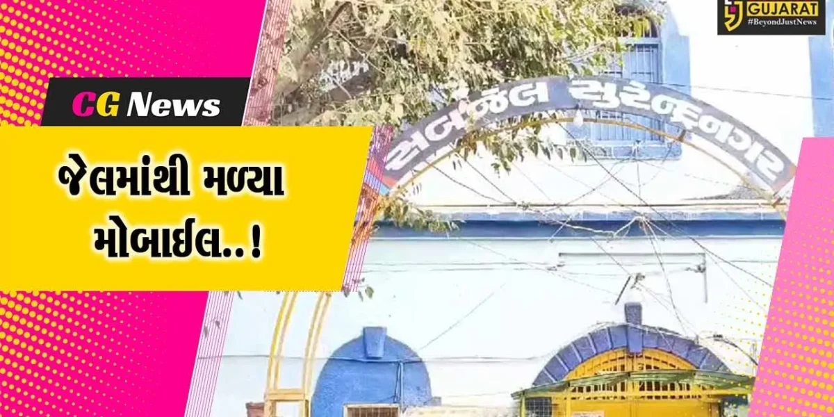 સુરેન્દ્રનગર : અમદાવાદ જેલર ગ્રુપ ઝડતી સ્ક્વોડના સરપ્રાઈઝ ચેકિંગ દરમ્યાન સબજેલમાંથી 6 મોબાઇલ ફોન મળ્યા