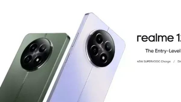 Realme 12x 5G ટ્રેન્ડી ડિઝાઇન અને 5000 mAh બેટરીવાળા સ્માર્ટફોનનું વેચાણ શરૂ..