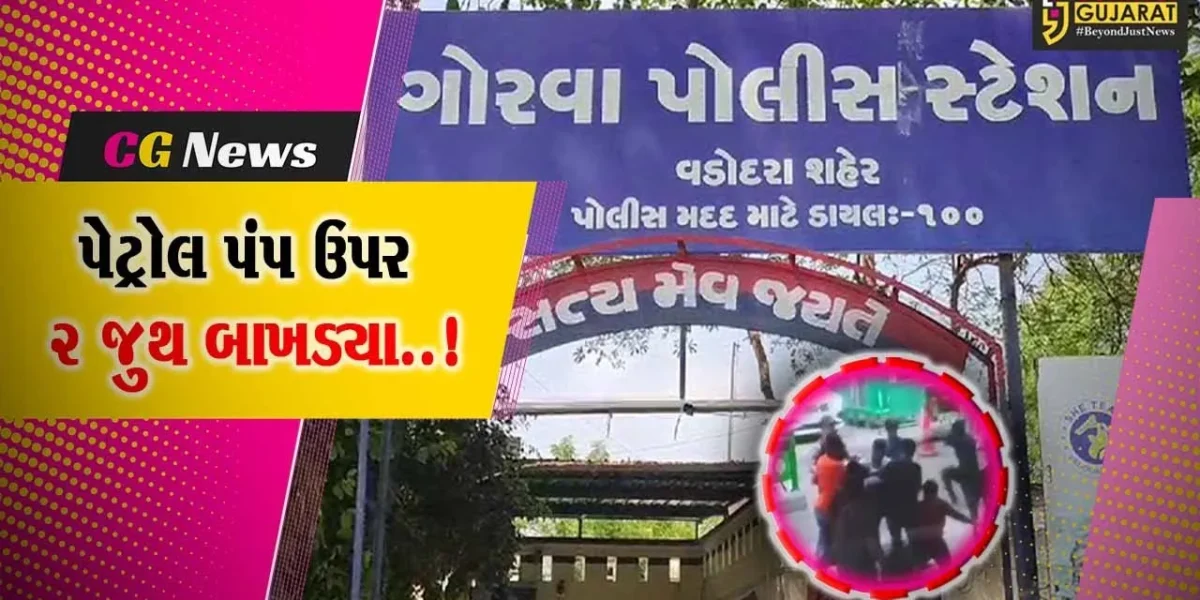 વડોદરા : “હોર્ન શું કામ વગાડે છે? મારા વાહનમાં પેટ્રોલ ભરાય છે” કહેનાર મોપેડસવાર પર ટોળાનો હુમલો CCTVમાં કેદ