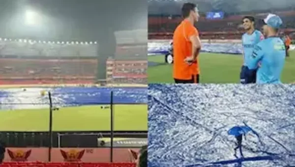 SRH vs GT: સનરાઇઝર્સ હૈદરાબાદ અને ગુજરાત ટાઇટન્સ વચ્ચેની મેચ વરસાદને કારણે થઈ રદ્દ
