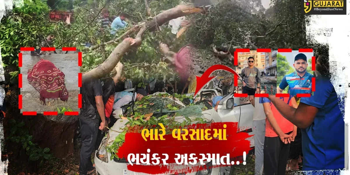ભરૂચ : ભારે પવન સાથેના વરસાદમાં શુક્લતીર્થ નજીક વૃક્ષ ધરાશાયી થઈ વાહનો પર પડતાં 3 લોકોના મોત…