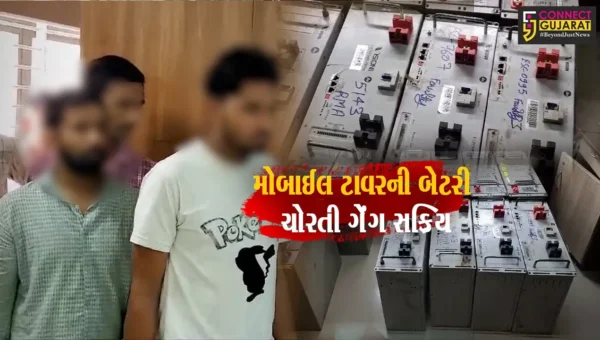 અરવલ્લી: મોબાઈલ ટાવરની બેટરી ચોરતી ગેંગ ઝડપાઇ, 2 આરોપીની અટકાયત