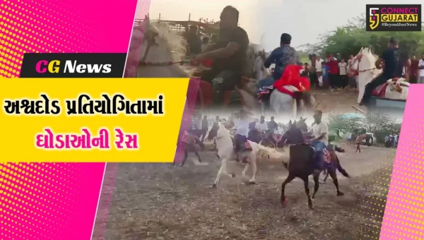 અંકલેશ્વર : સરથાણ ગામ ખાતે અશ્વદોડ પ્રતિયોગિતાનું આયોજન