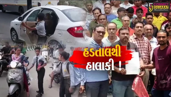 ભરૂચ: સ્કૂલ વેન ચાલકોની હડતાળના પગલે વાલીઓને મુશ્કેલી, કલેકટરને રજુઆત