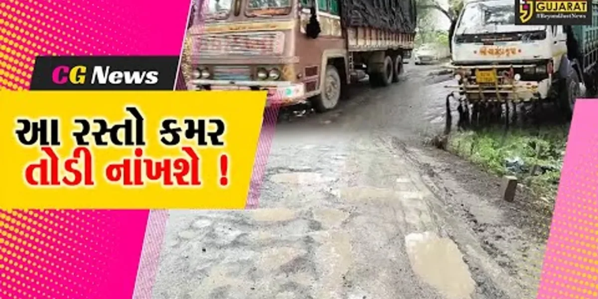 અંકલેશ્વરથી નેત્રંગને જોડતા સ્ટેટ હાઇવે પર ખાડાઓથી વાહનચાલકો પરેશાન