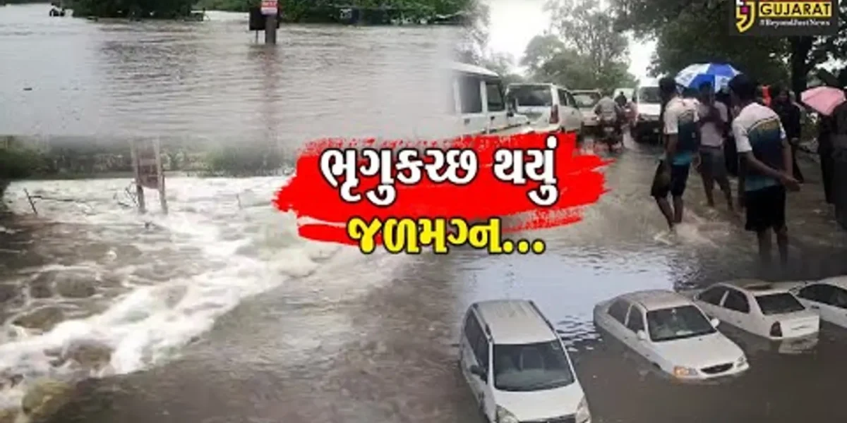 ભરૂચ-અંકલેશ્વરમાં જળબંબાકારની પરિસ્થિતિ, ઠેર ઠેર વરસાદી પાણીની જમાવટ