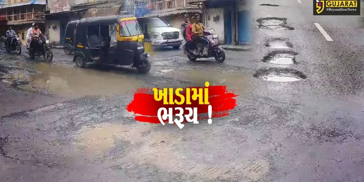 ખાડા વચ્ચે રસ્તો શોધવો મુશ્કેલ બન્યો, સરકારી કચેરી નજીક જ આવો માર્ગ !