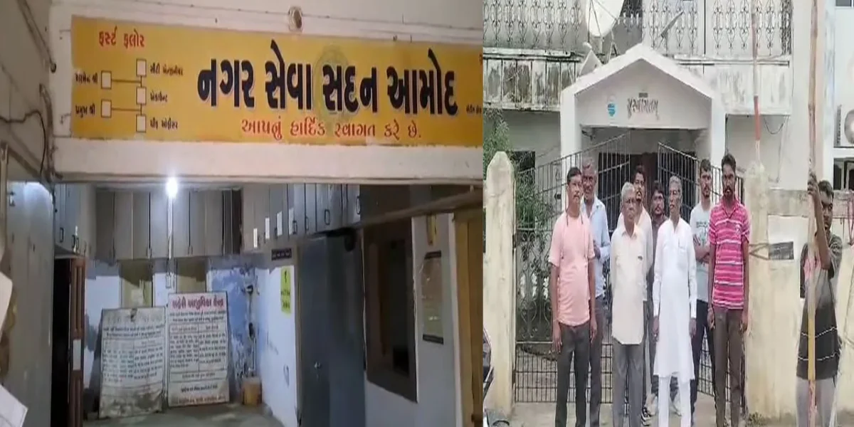 ભરૂચ : અનિયમિત વેતનથી ત્રસ્ત આમોદ નગરપાલિકાના સફાઇ કામદારોનું પ્રતીક ઉપવાસ આંદોલન