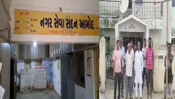 ભરૂચ : અનિયમિત વેતનથી ત્રસ્ત આમોદ નગરપાલિકાના સફાઇ કામદારોનું પ્રતીક ઉપવાસ આંદોલન