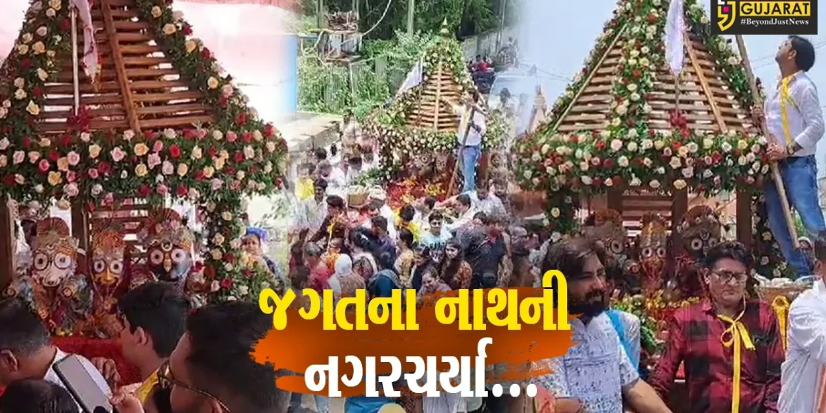 અંકલેશ્વર : ભાઈ બલરામ અને બહેન સુભદ્રા સાથે ભગવાન જગન્નાથજીની નગરચર્યા