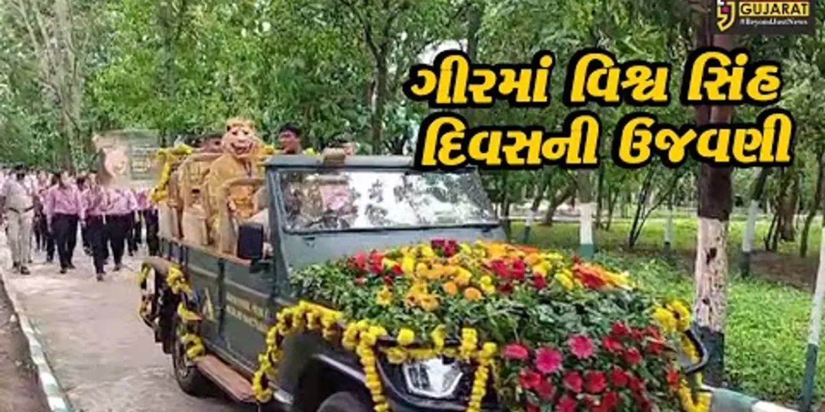 જુનાગઢ : CM ભૂપેન્દ્ર પટેલેની ઉપસ્થિતિમાં વિશ્વ સિંહ દિવસની ઉજવણી,ગીરની સાંસ્કૃતિક ધરોહર’ફોટો પ્રદર્શન પણ યોજાયું