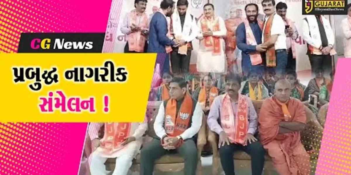 ભરૂચ: ભાજપ દ્વારા પ્રબુદ્ધ નાગરિક સંમેલન યોજાયું, બજેટ અંગે અપાયું માર્ગદર્શન