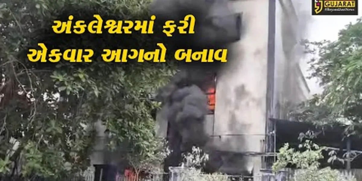 અંકલેશ્વર: GIDCની પ્રયોશા હેલ્થકેર કંપનીમાં આગ ફાટી નિકળતા દોડધામ